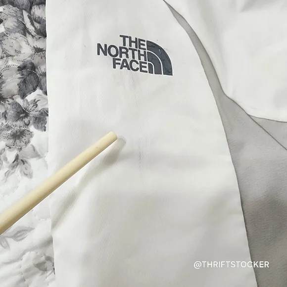 The North Face White Windbreaker Jacket - Picture 10 of 10